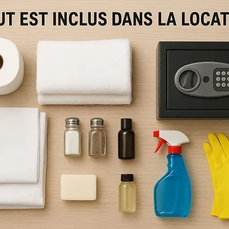 Climatise Cosy Avec Grande Piscine Chauffee Apartamento *